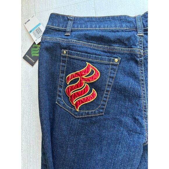 Rocawear Vintage Women's  Sz 20 Blue Flare Jeans - Picture 6 of 15